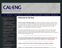 Tablet Screenshot of cal-eng.com